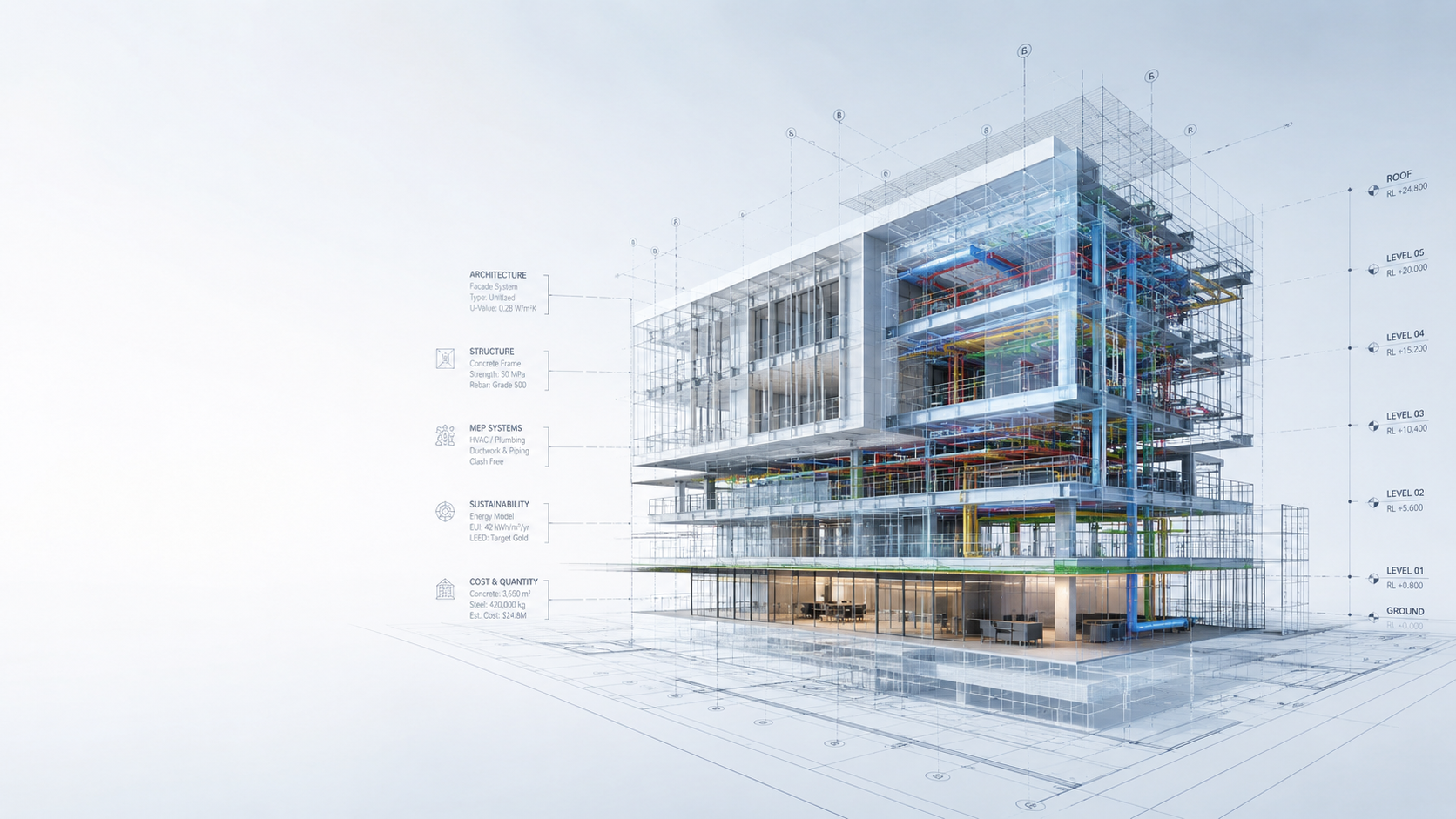 Modelo BIM federado de coordinación